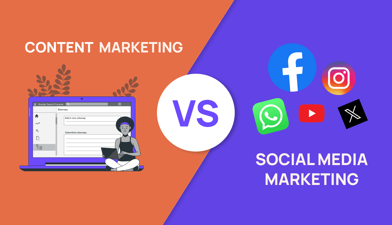 Content Marketing vs Social Media Marketing: Which One Works Best for Growth?