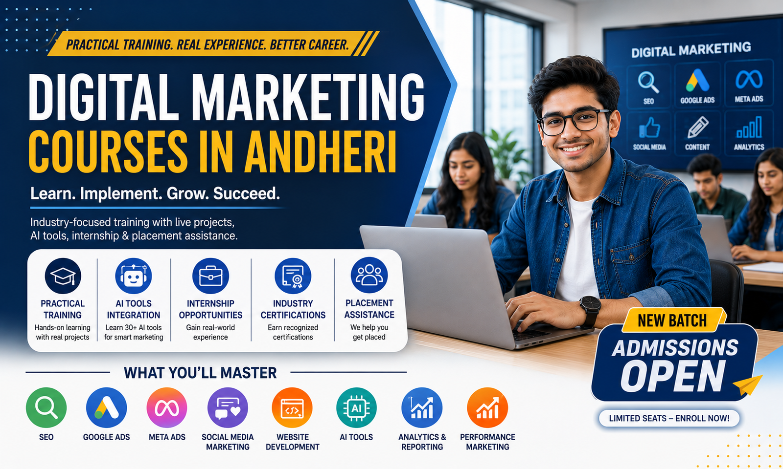 Beyond Certifications: Why DGmark Institute Offers One of the Most Career-Focused Digital Marketing Courses in Andheri